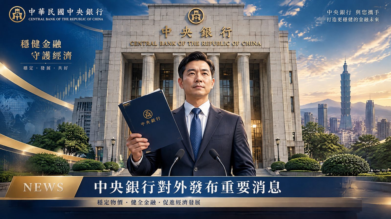央行公布9月理監事會議事錄 利率維持不變13比2通過、放寬第2戶房貸成數14比1通過