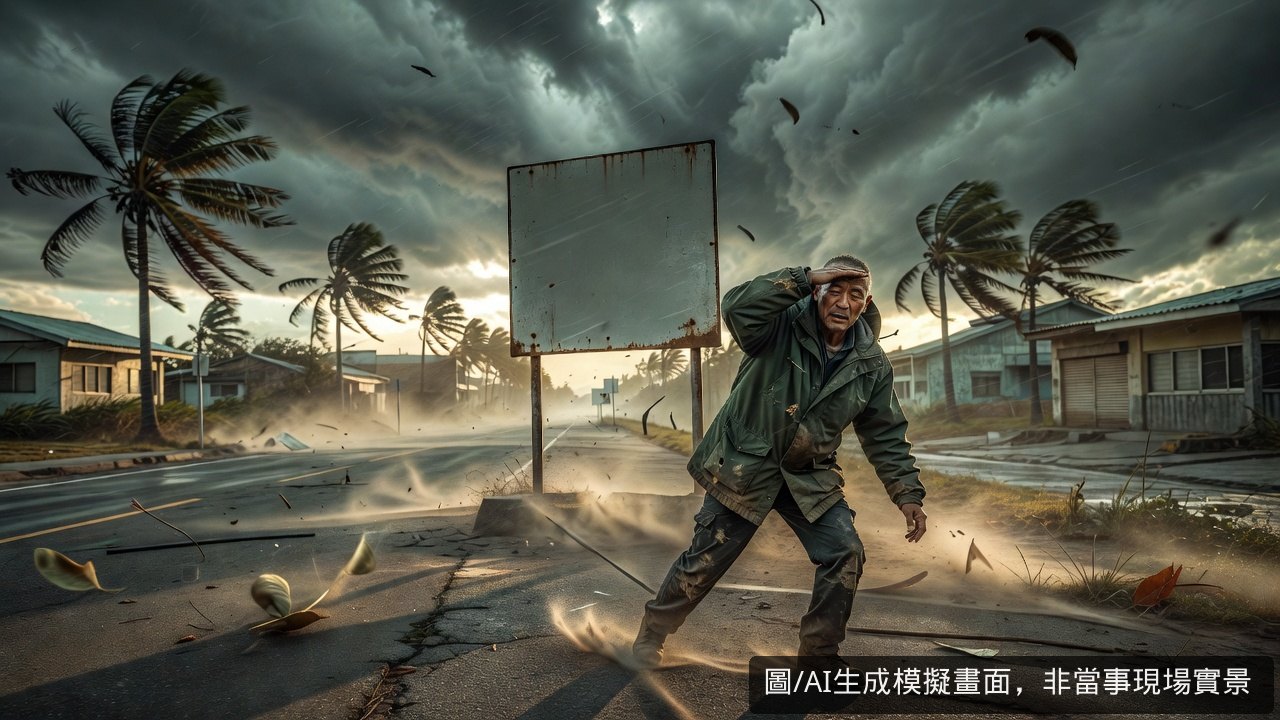 臺東縣陸上強風特報 至9月5日23時止