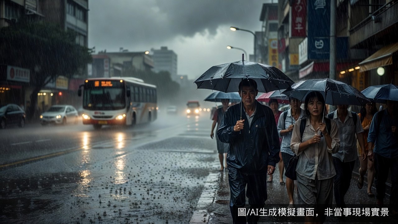 高雄雲林屏東嘉義南投5縣市大雨特報 氣象署籲留意