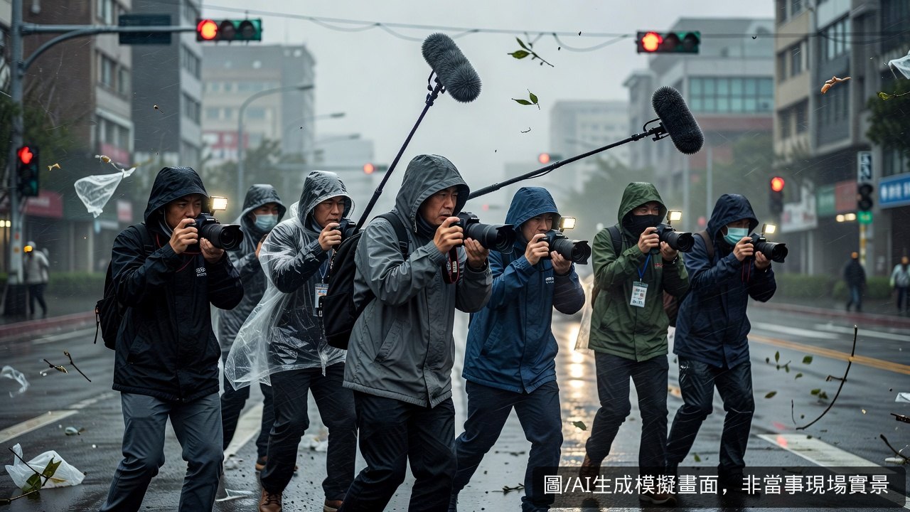中央氣象署發布陸上強風特報 桃園、臺中等10縣市列入警戒