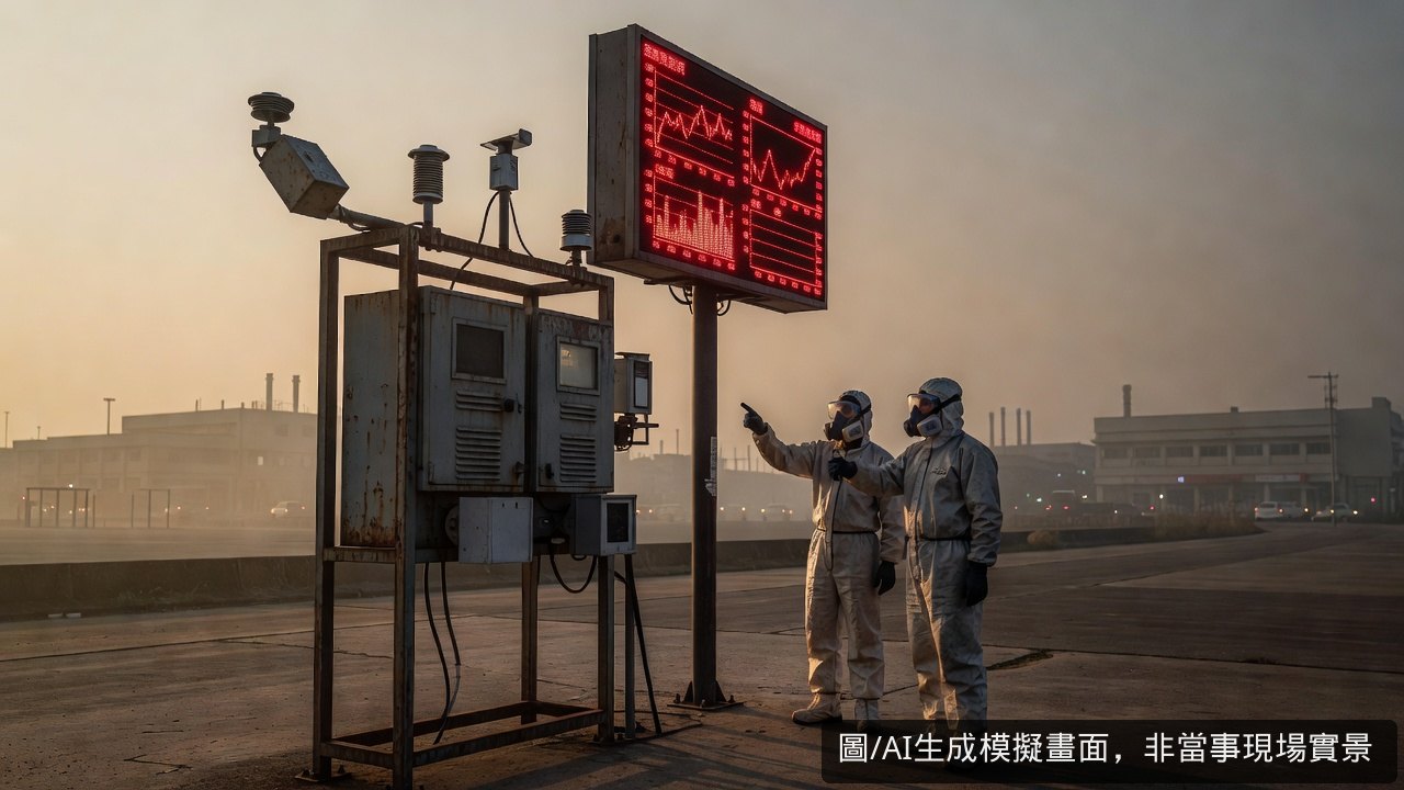 嘉義縣空氣品質轉差 新港測站達「對敏感族群不健康」等級