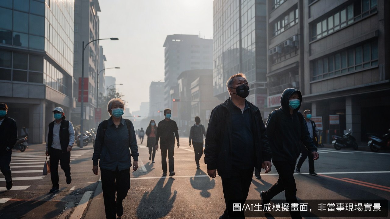 嘉義市空氣品質轉差 AQI達101「對敏感族群不健康」