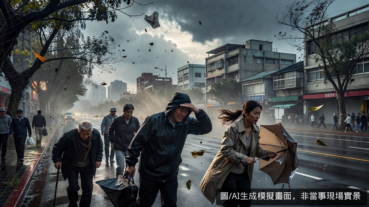 陸上強風特報範圍調整:新竹市、新竹縣新增列入,10縣市延續至11日晚間,台南解除