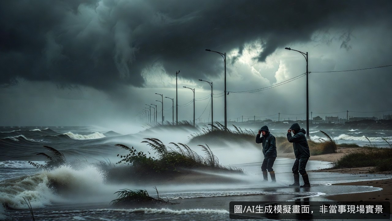彰化、臺中等10縣市發布陸上強風特報