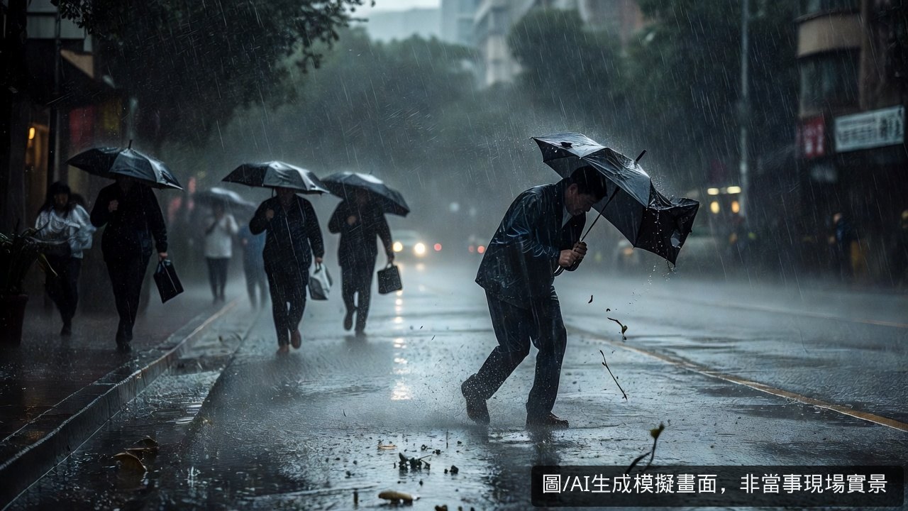 大雨、強風特報齊發 全台13縣市天氣示警一次看